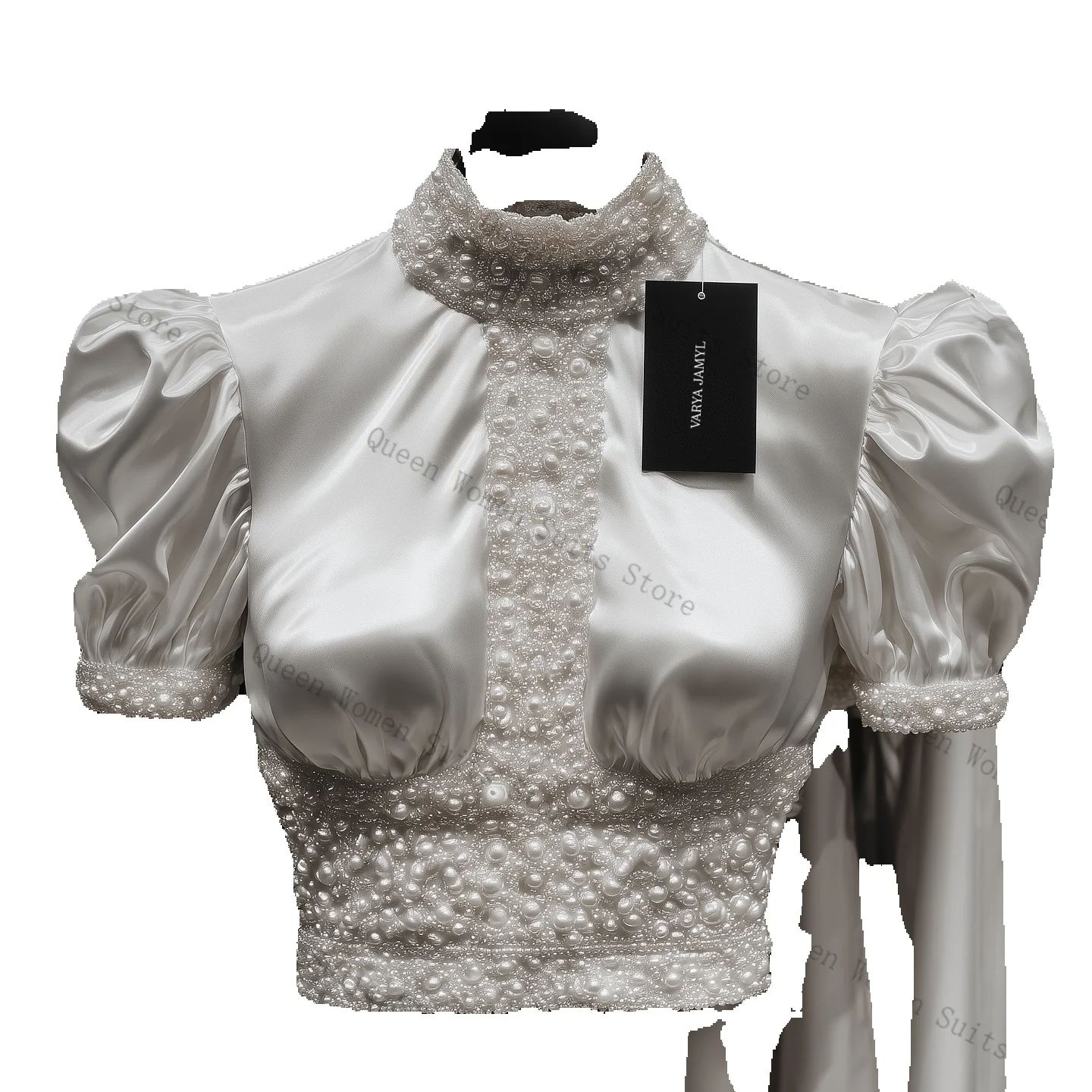 Women'S Formal Wear For A Wedding Guest - Luxury Pearls Women Suit Set 2
