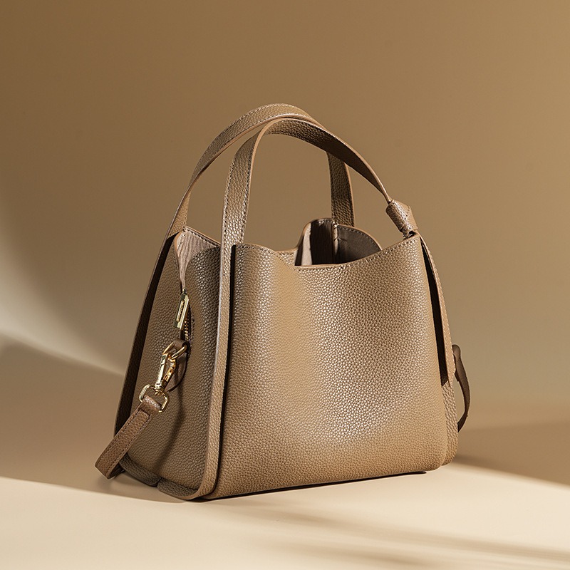 Structured Handbag Work - HIFASHION Genuine Leather Women Tote Bags
