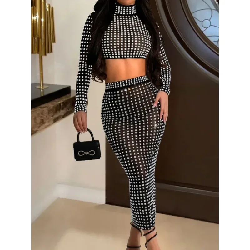 Skirt Set Women Two Piece Sets - Formal Wear Gowns For Women 评论和价格