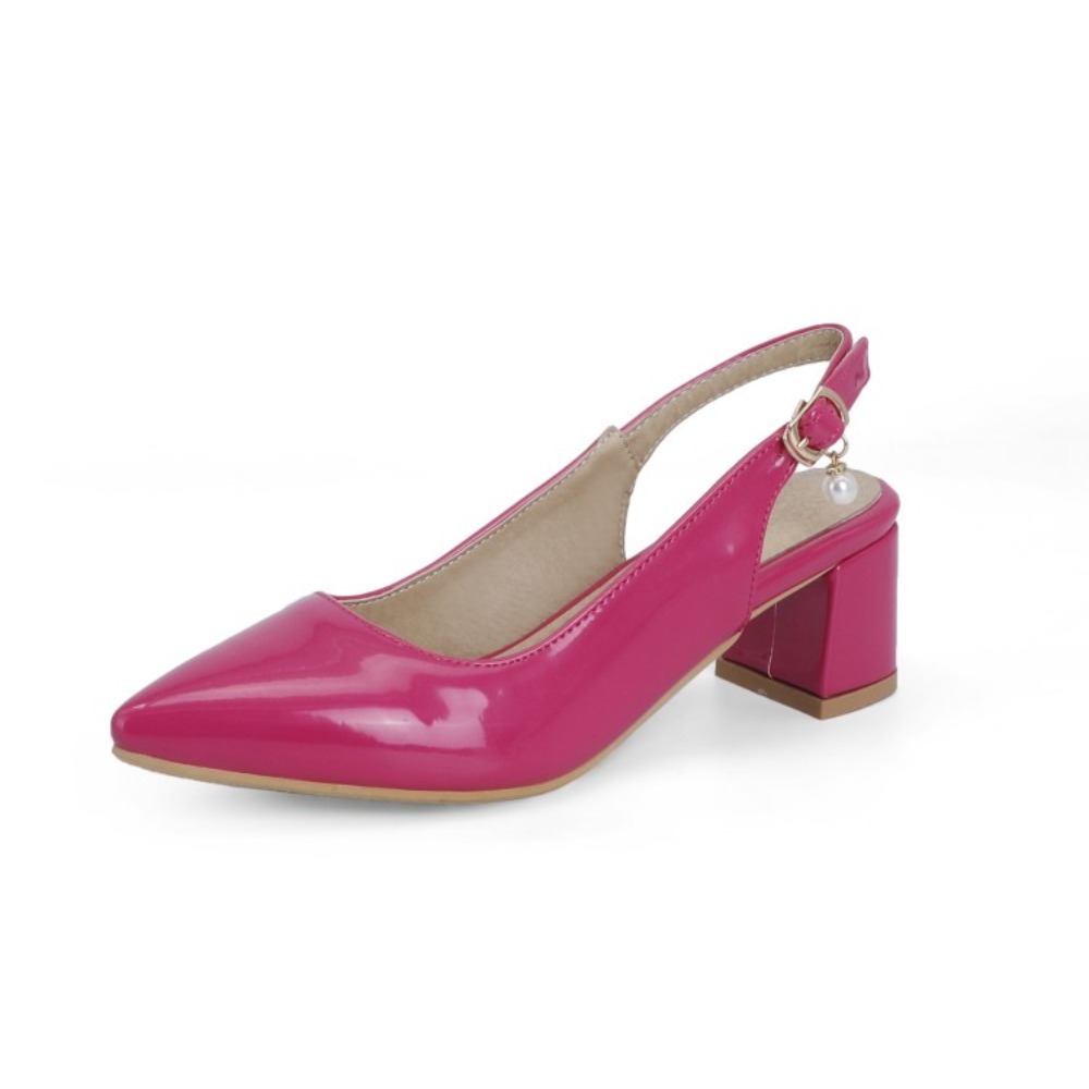 Patent Leather Slingback Pumps - Slingback Heel Formal 评论和价格