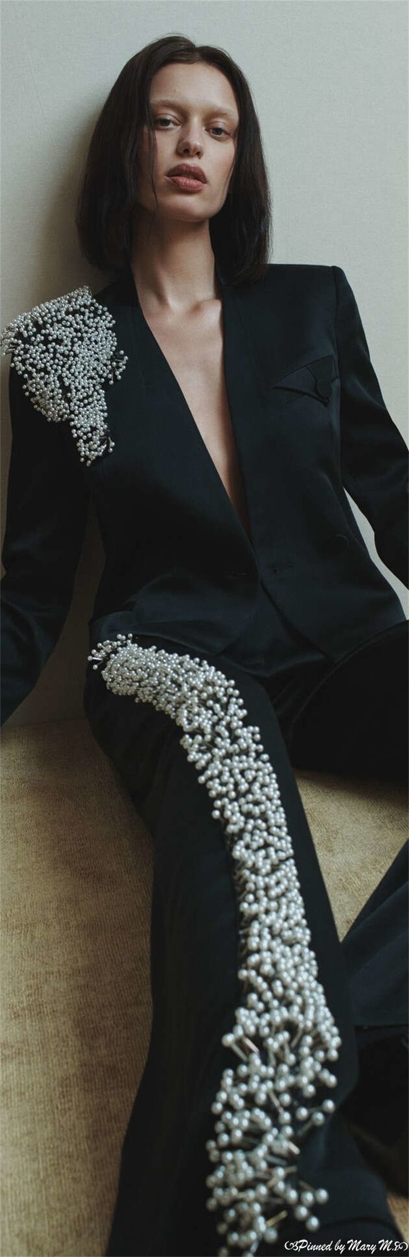 Black Women Office Suits Set P - Women Formal Wear With Black Blazer 评论和价格