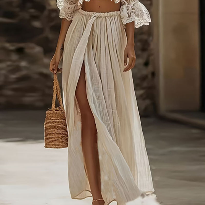 Womens Bohemian Lace Two Piece - Women Formal Wear Set 评论和价格