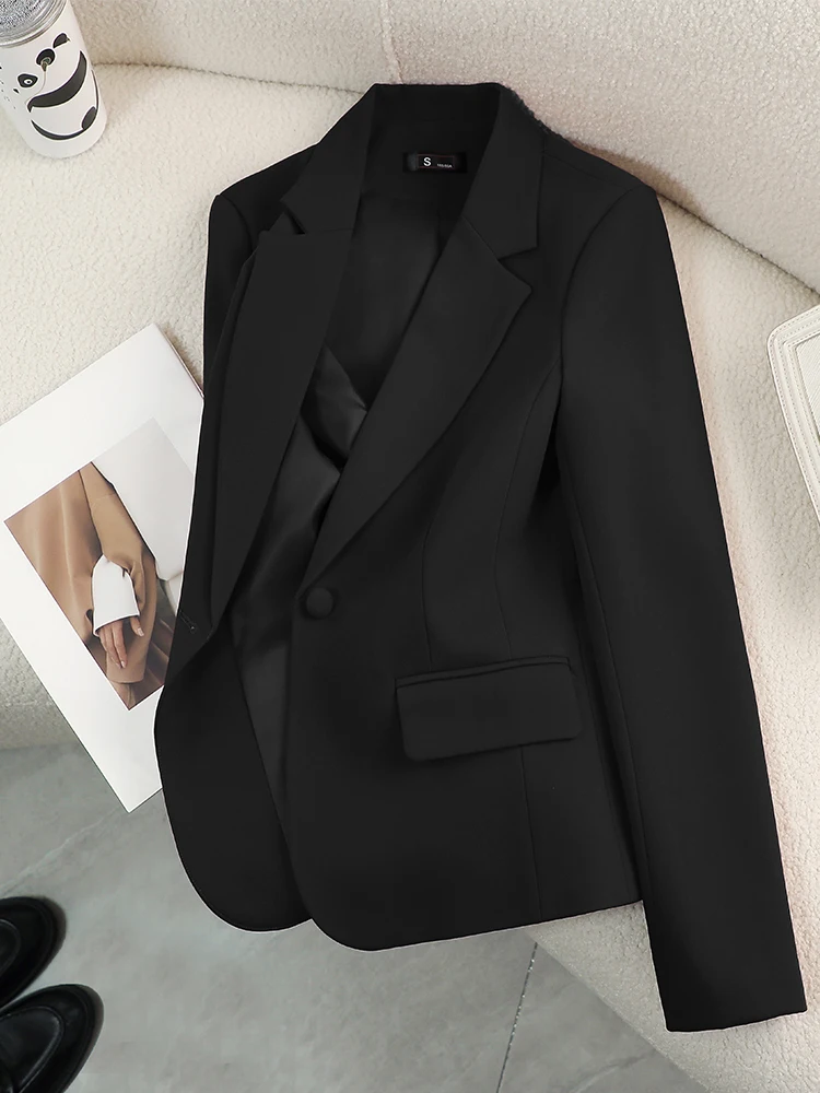 Women Blazer Ladies Red Green  - Women Formal Wear With Black Blazer 评论和价格