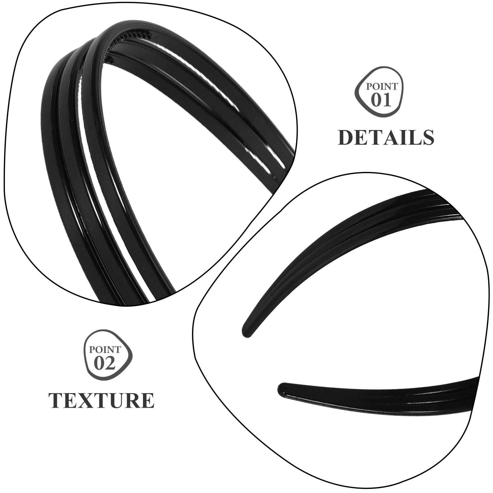 Hollow Three Layer Toothed Hea - Women'S Formal Wear Accessories 评论和价格