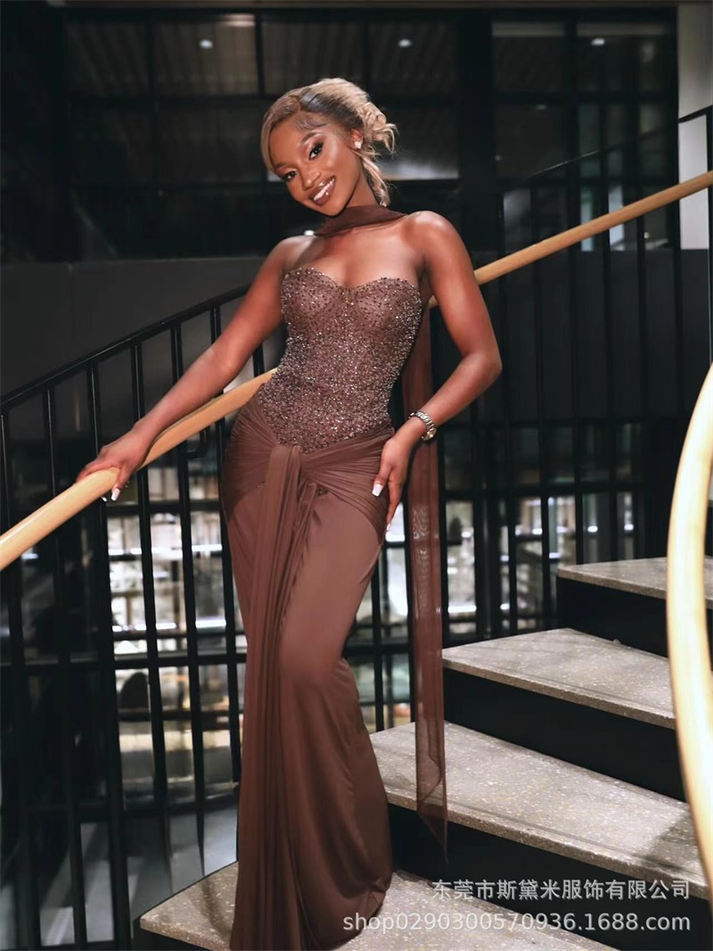 Glitter Sequins Women Prom Dre - Formal Wear Gowns For Women 评论和价格