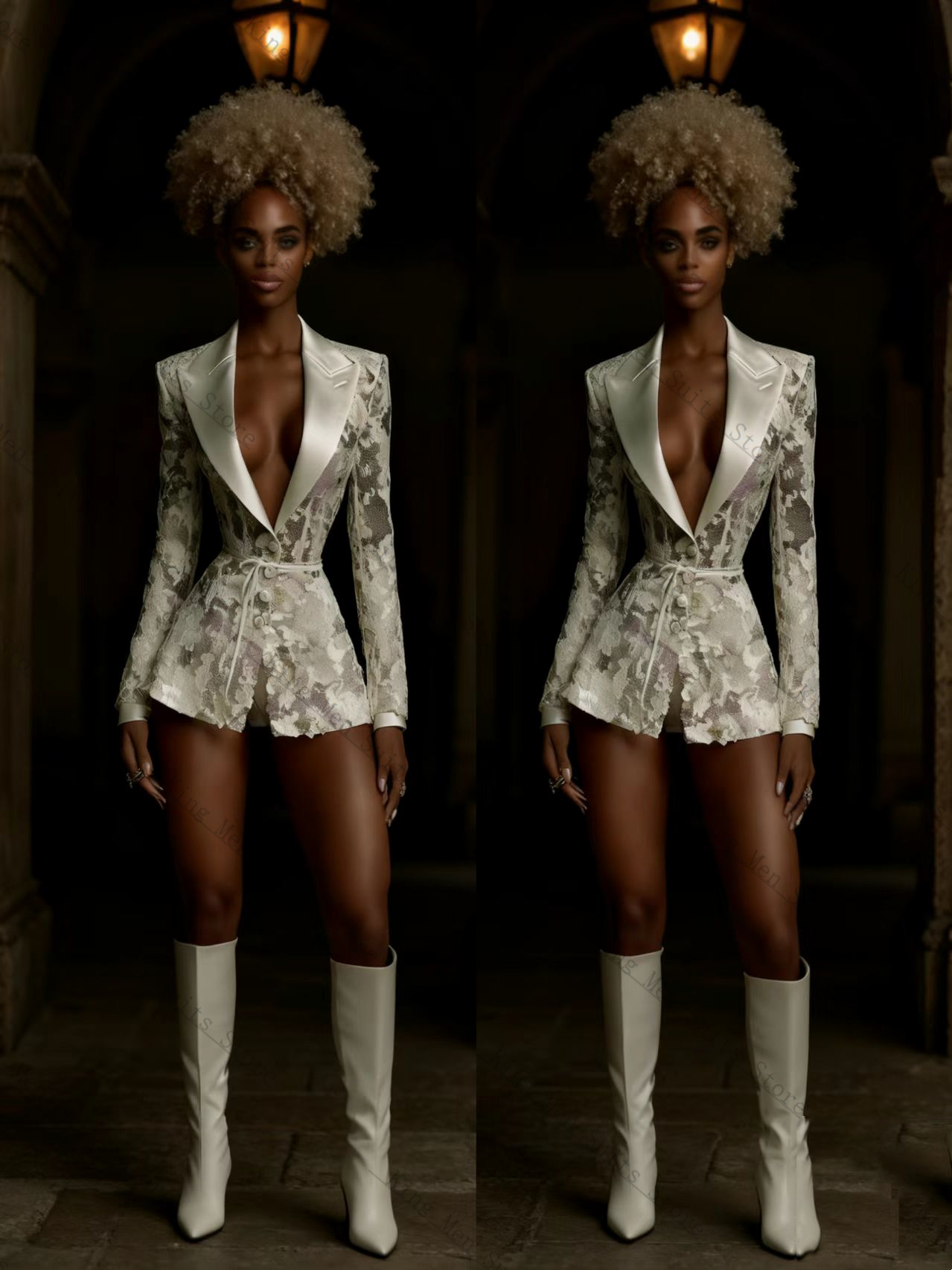 Women Suit 1 Pcs Blazer Belted - Women'S Formal Wear For A Wedding Guest 评论和价格
