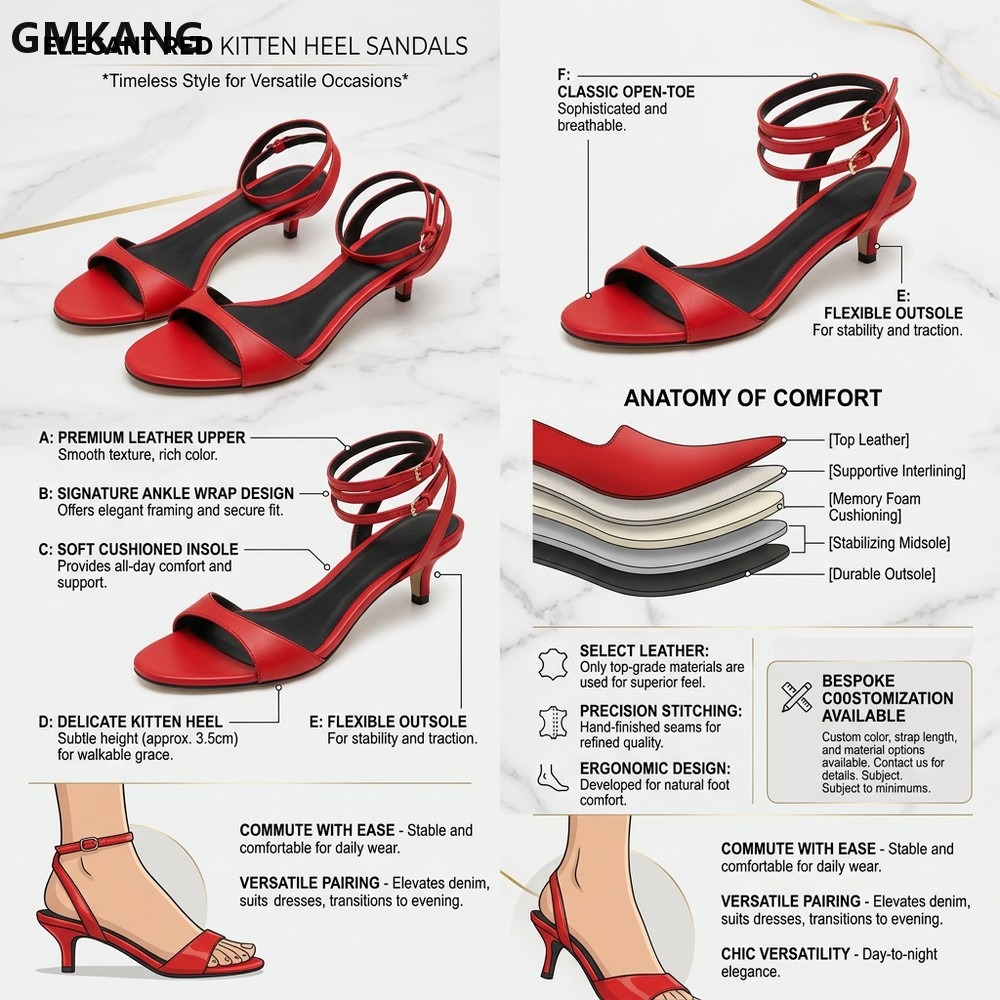 GMKANG Women's Kitten Heel San - Kitten Heel Women 评论和价格