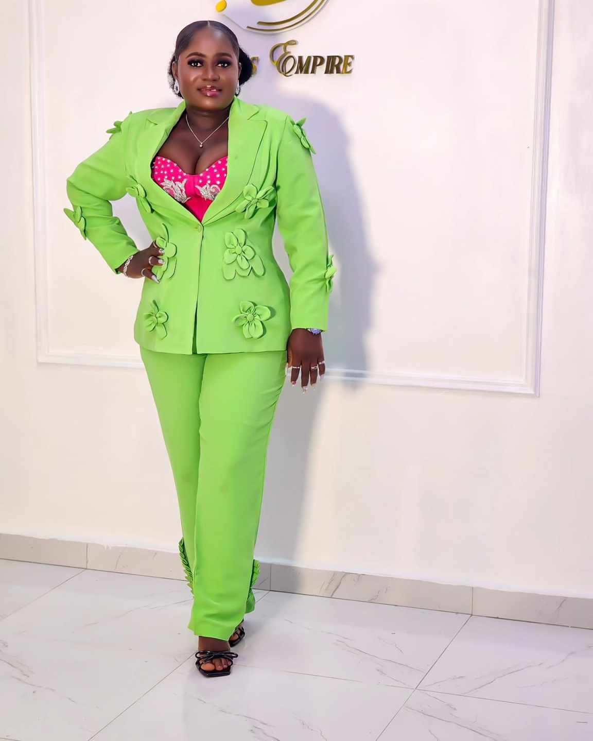 Plus Size Green Women Blazer S - Women Formal Wear For Plus Size 评论和价格
