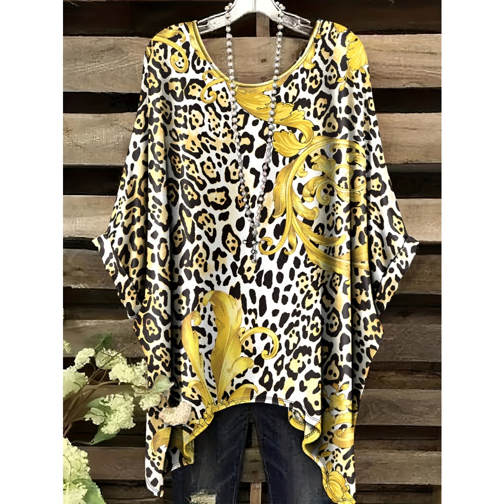 Women's Fashion Animal Print T - Women Formal Wear Trends 评论和价格