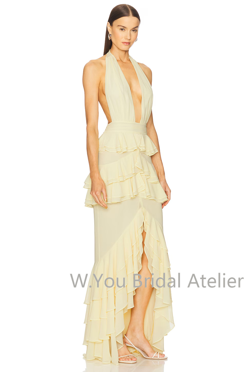 Evening Dresses Deep V Neck Ha - Women'S Formal Wear For A Wedding Guest 评论和价格