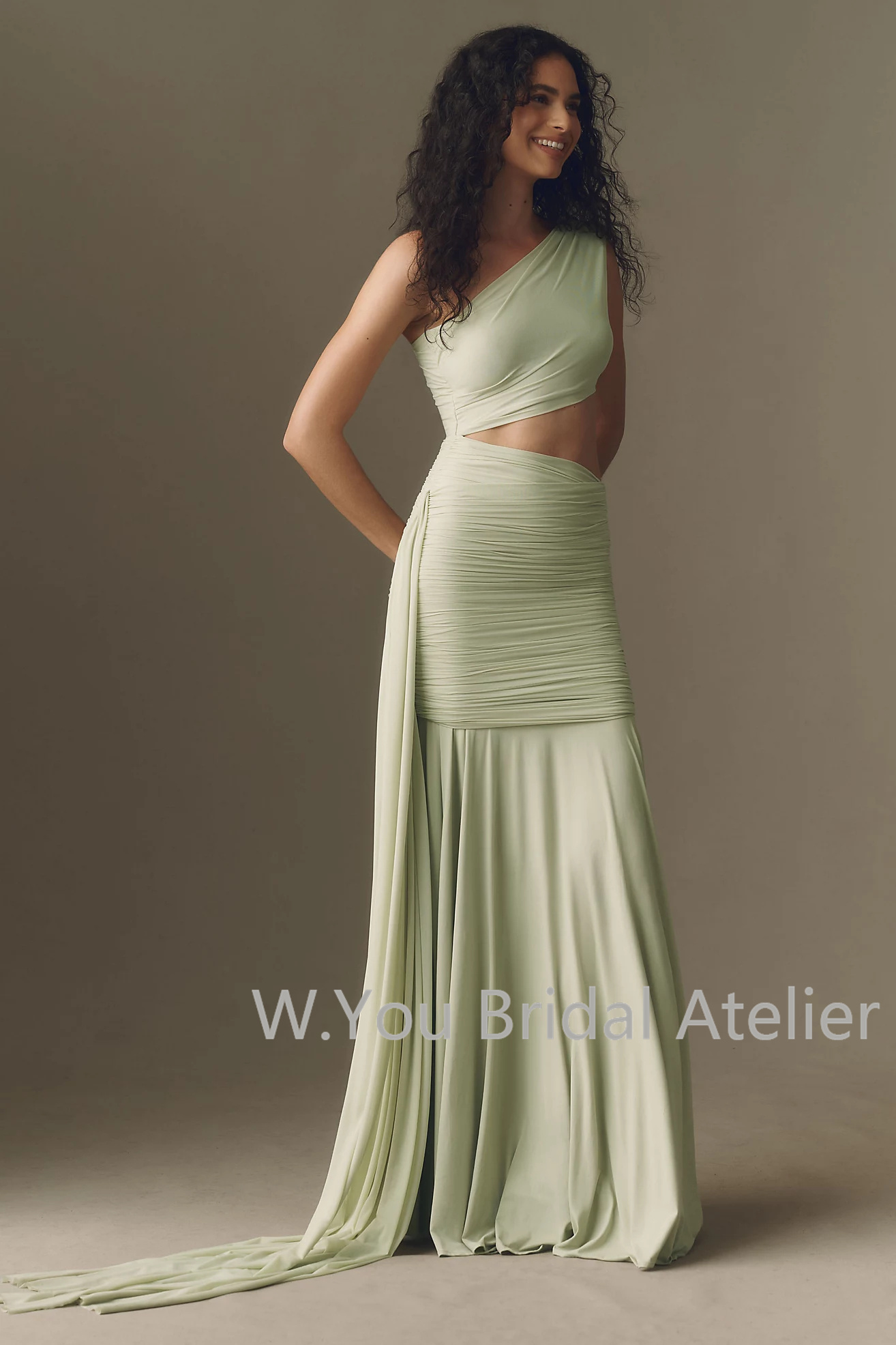 Evening Dresses One Shoulder M - Women'S Formal Wear For A Wedding Guest 评论和价格