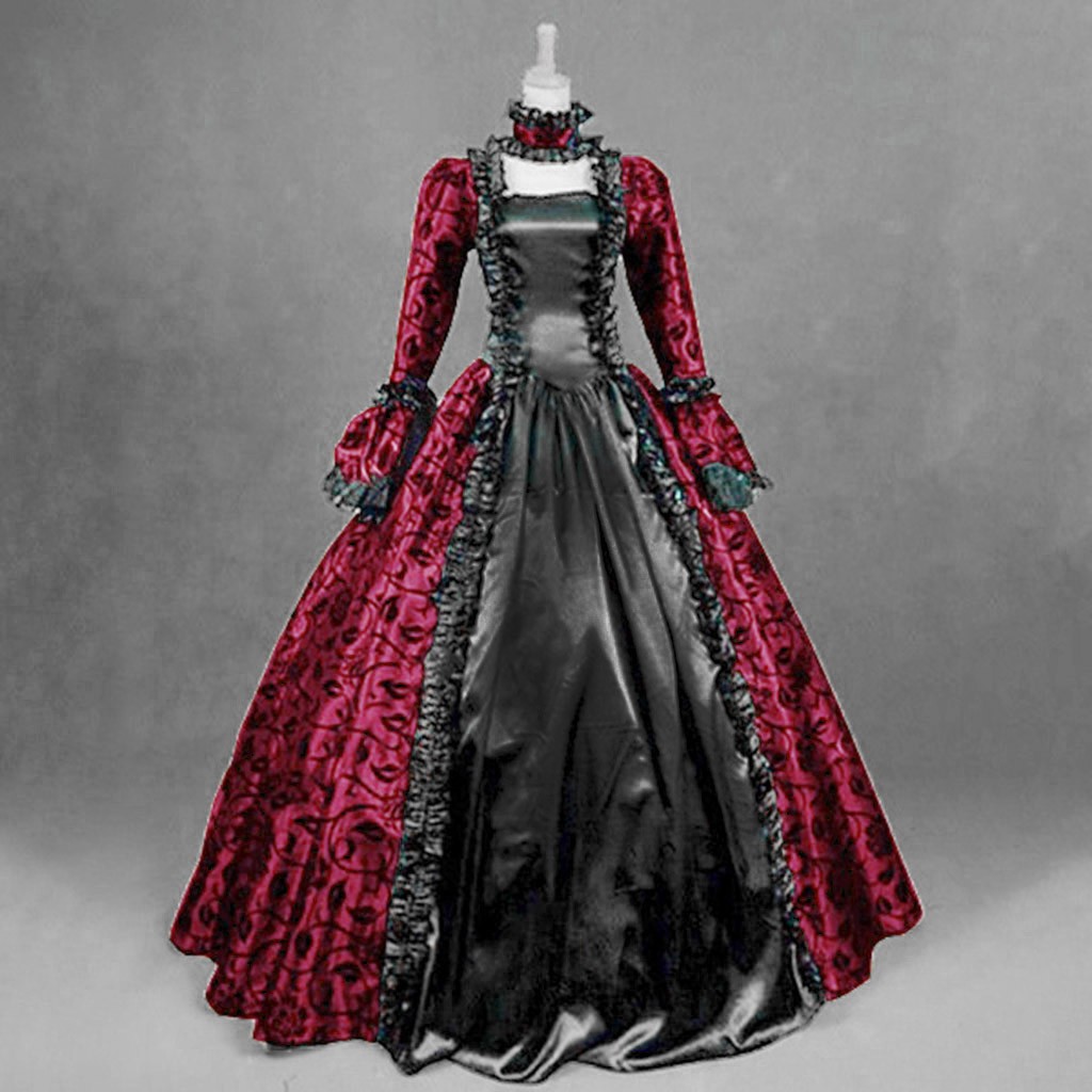 Women Vintage Exquisite Dress  - Vintage Women'S Formal Wear 评论和价格