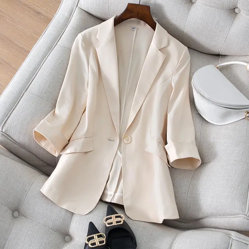 Jacket Women's Clothing Slim F - Women Formal Wear For Plus Size 评论和价格