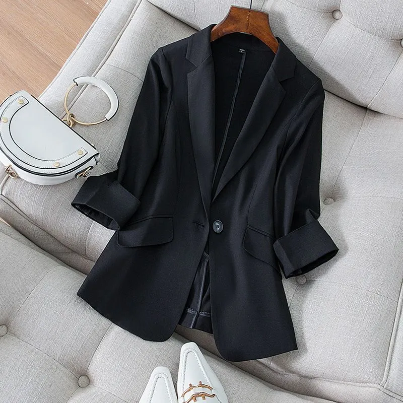 Jacket Women's Clothing Slim F - Women Formal Wear For Plus Size 评论和价格
