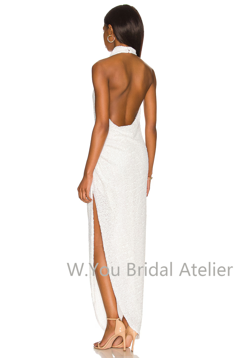 Evening Dresses Halter Necklin - Women'S Formal Wear For A Wedding Guest 评论和价格