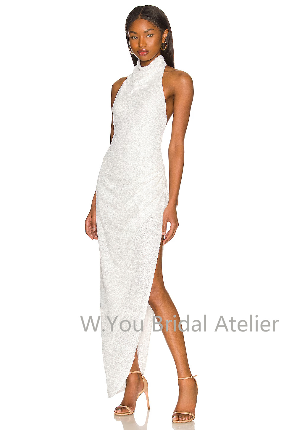Evening Dresses Halter Necklin - Women'S Formal Wear For A Wedding Guest 评论和价格