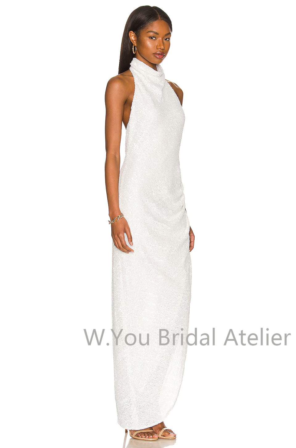 Evening Dresses Halter Necklin - Women'S Formal Wear For A Wedding Guest 评论和价格