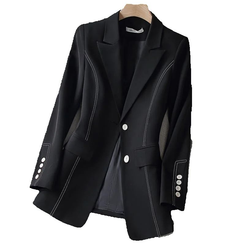 New Fashion Women Formal Blaze - Women Formal Wear With Black Blazer 评论和价格