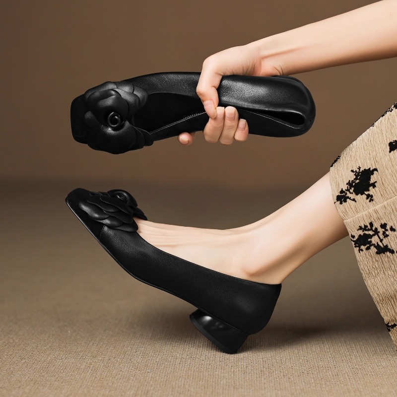 French Kitten Heel Color Block - Kitten Heel Women 评论和价格