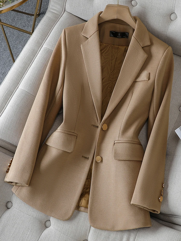 Fashion Ladies Blazer Women Gr - Women Formal Wear With Black Blazer 评论和价格