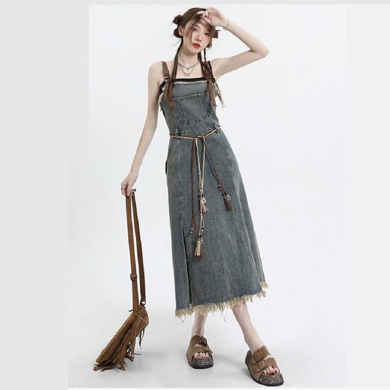 2026 Spring New Vintage Denim  - Vintage Women'S Formal Wear 评论和价格