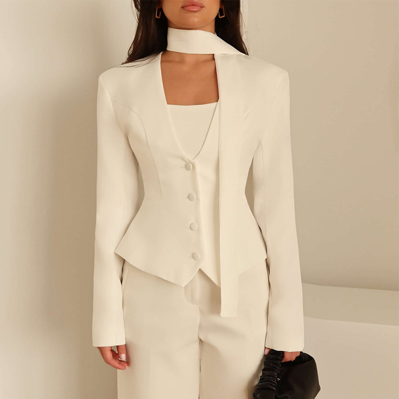 Autumn Women Suit 1 Piece Shor - Women'S Formal Wear For A Wedding Guest 评论和价格