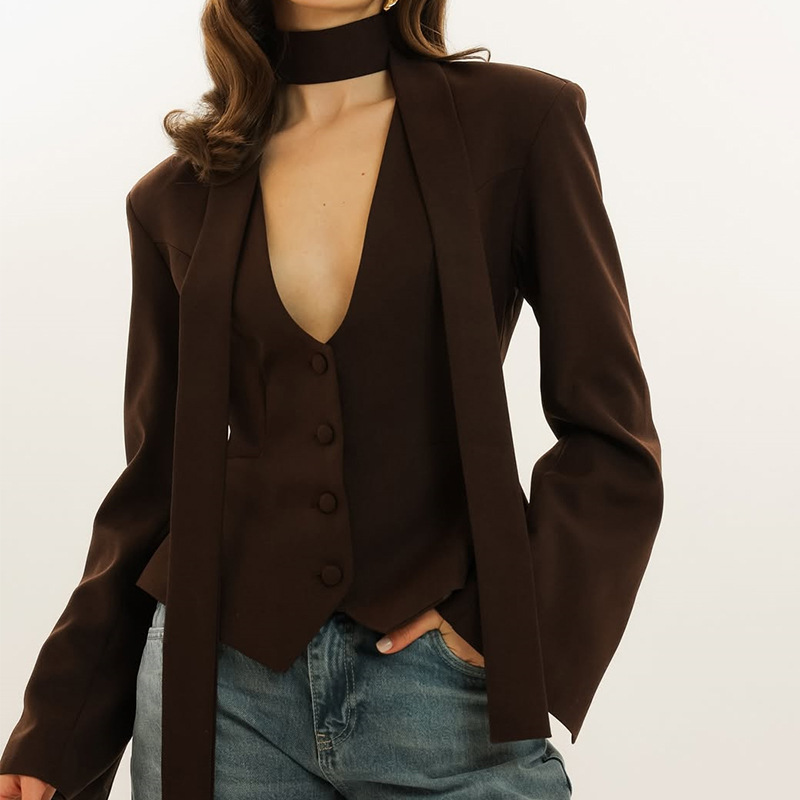 Autumn Women Suit 1 Piece Shor - Women'S Formal Wear For A Wedding Guest 评论和价格