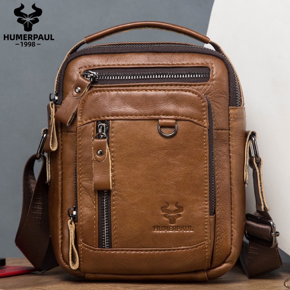 HUMERPAUL 100% Genuine Leather - Structured Handbag Work 评论和价格