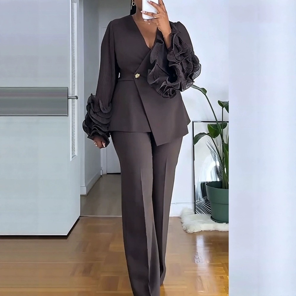 Women's 2‑Piece Pant Suit Deep - Women Formal Wear Set 评论和价格