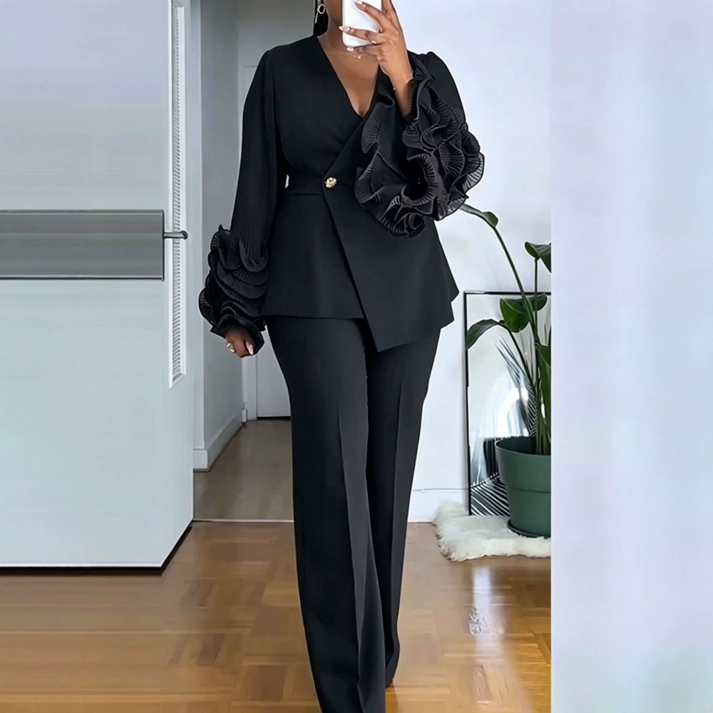 Women's 2‑Piece Pant Suit Deep - Women Formal Wear Set 评论和价格