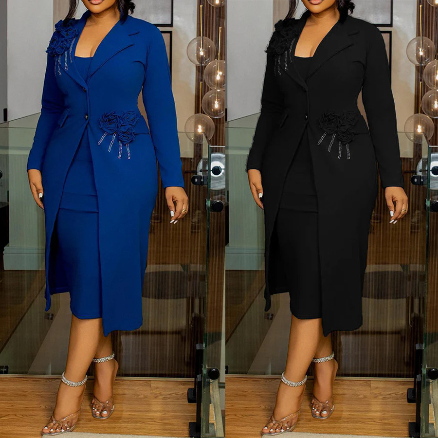 Women Dress Sets Two Pieces Se - Formal Wear Gowns For Women 评论和价格