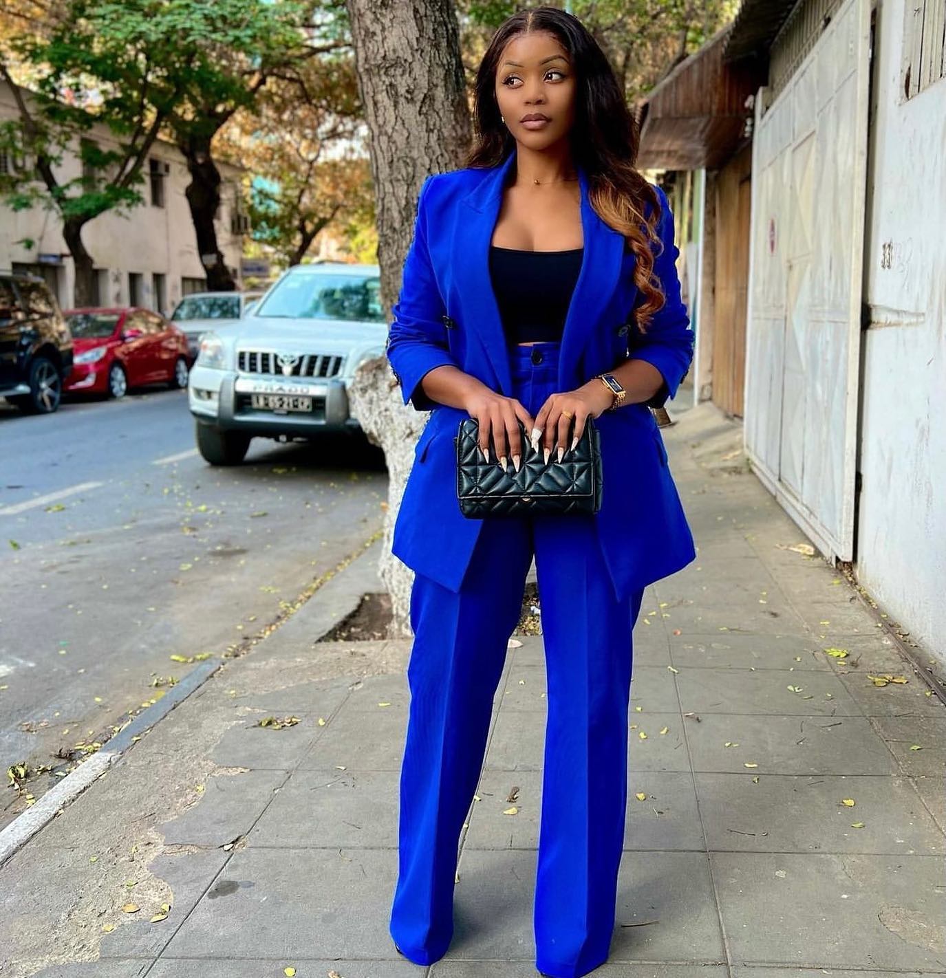Royal Blue Women Pants Suits 2 - Women Formal Wear For Plus Size 评论和价格