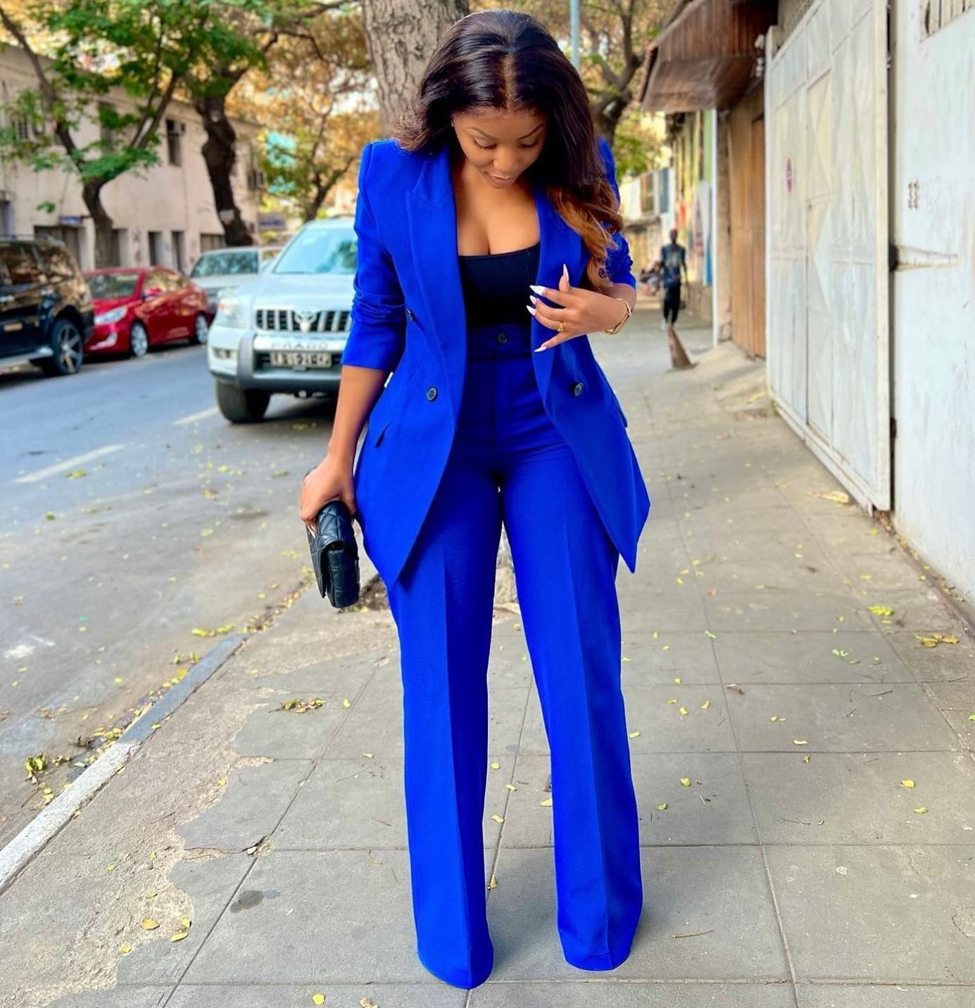 Royal Blue Women Pants Suits 2 - Women Formal Wear For Plus Size 评论和价格
