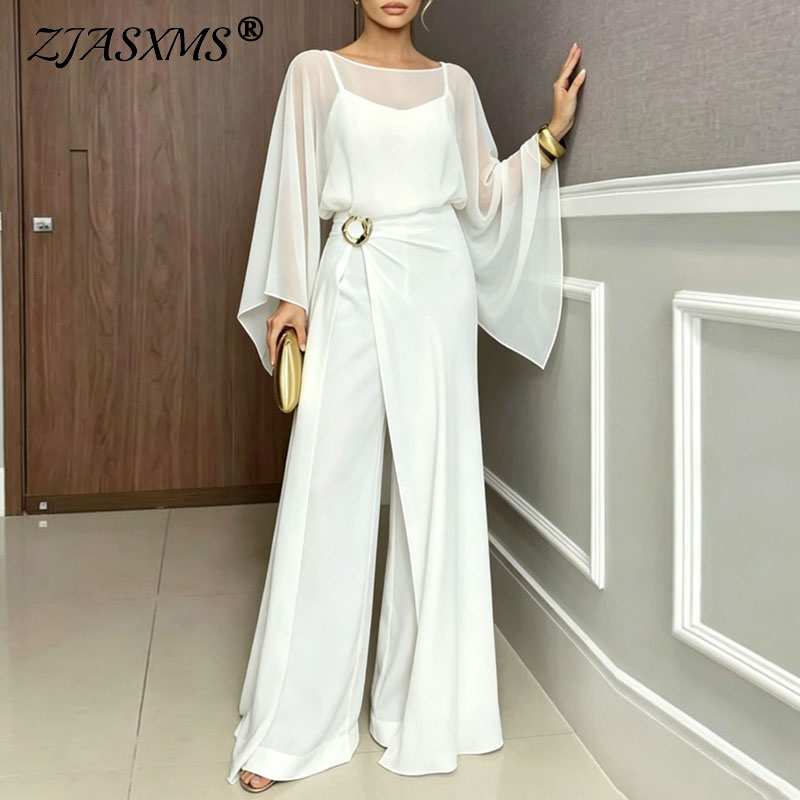Women Formal Jumpsuit 2Pcs Set - Women Formal Wear Set 评论和价格