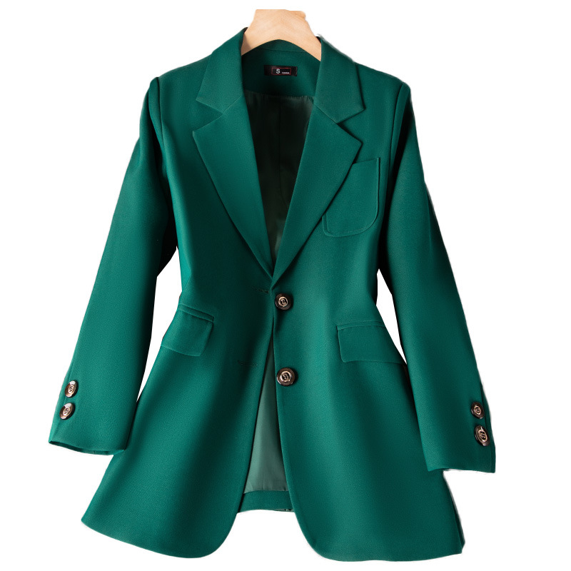 Blue Black Green Women Formal  - Women Formal Wear With Black Blazer 评论和价格