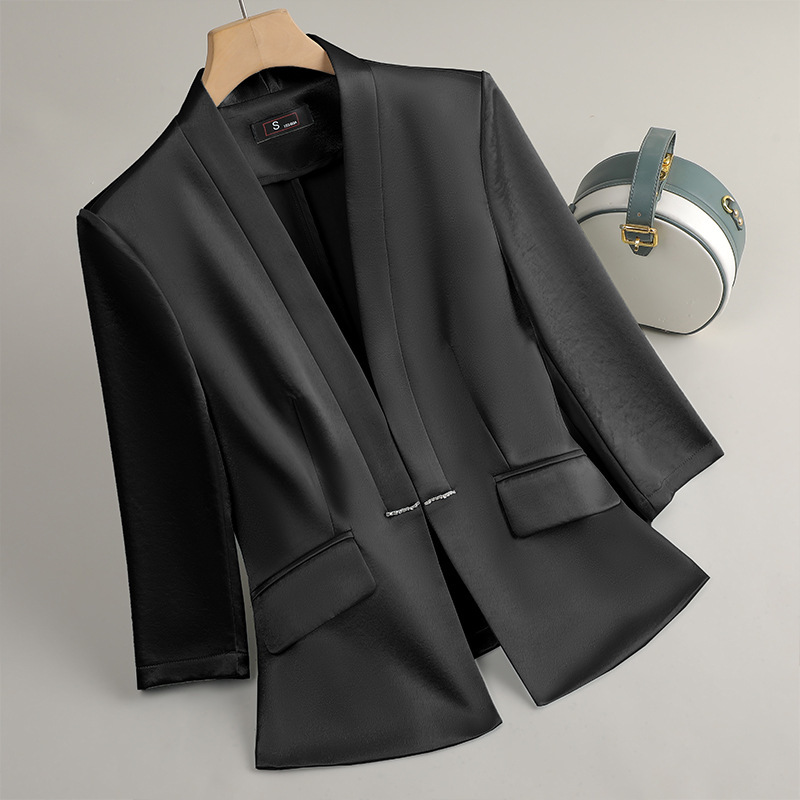 Professional Women Black White - Women Formal Wear With Black Blazer 评论和价格