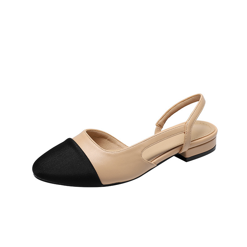 Patchwork Leather Slingbacks W - Slingback Heel Formal 评论和价格
