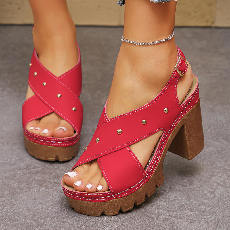 Vintage Super High Heel Cross  - Vintage Women'S Formal Wear 评论和价格